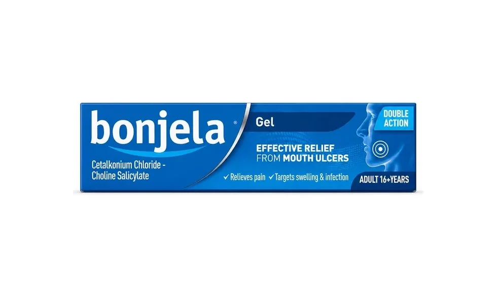bonjela Gel (for mouth ulcers) Packaging