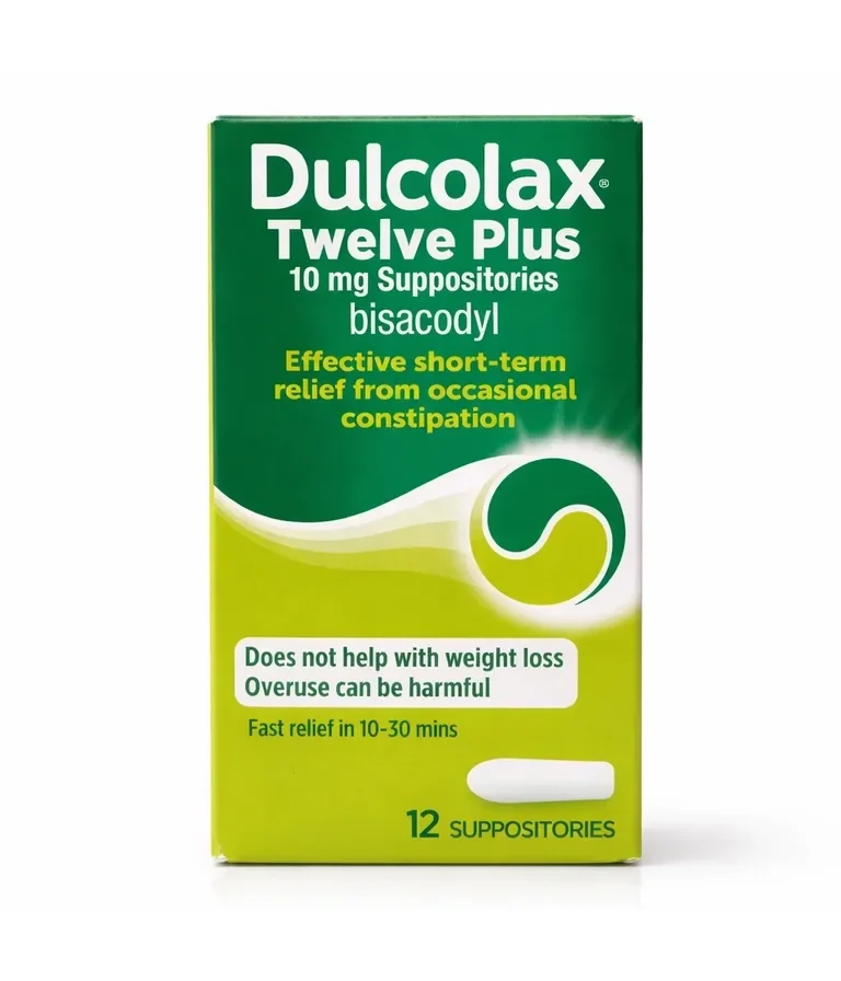 Dulcolax Twelve Plus Packaging