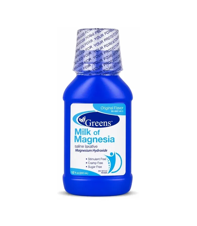 Greens Milk of Magnesia Packaging