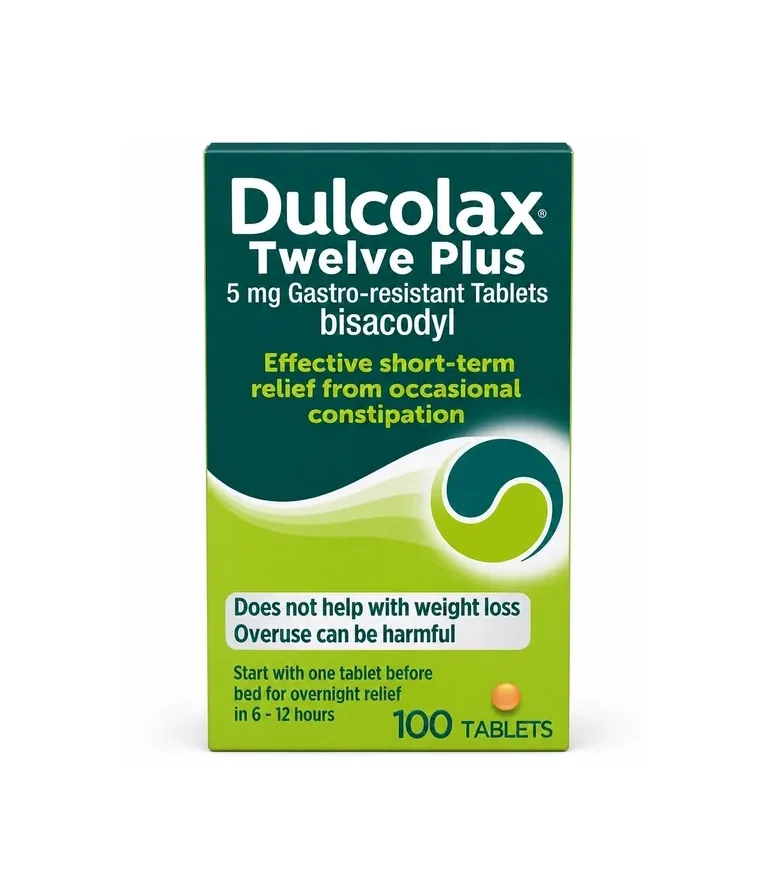 Dulcolax Twelve Plus Packaging