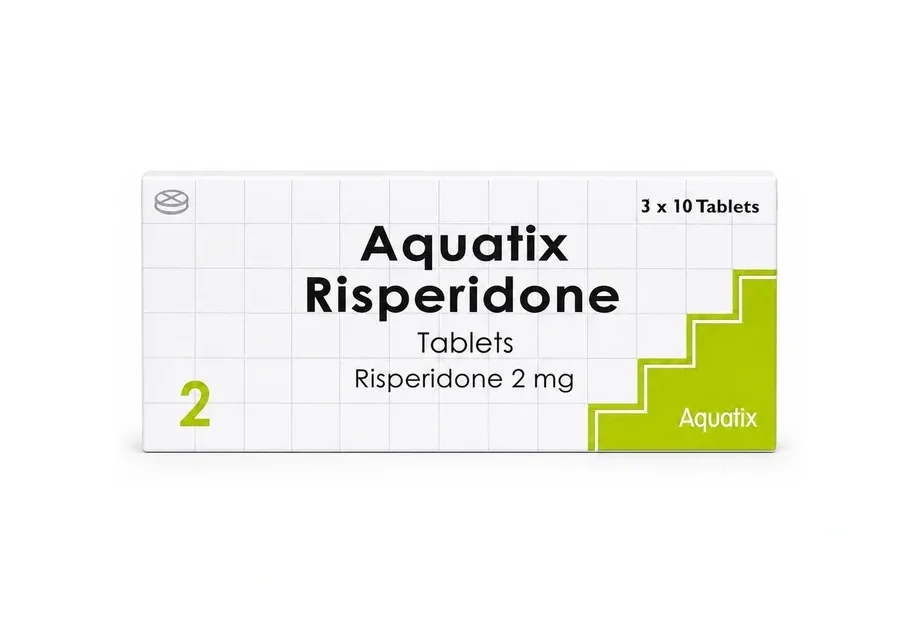 Aquatix Risperidone Tablets Packaging