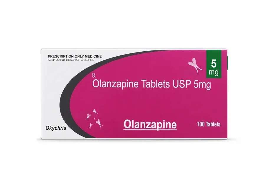 Okychris Olanzapine Tablets USP 5mg Packaging