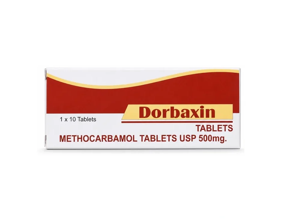 Dorbaxin Methocarbamol Tablets USP 500mg Packaging