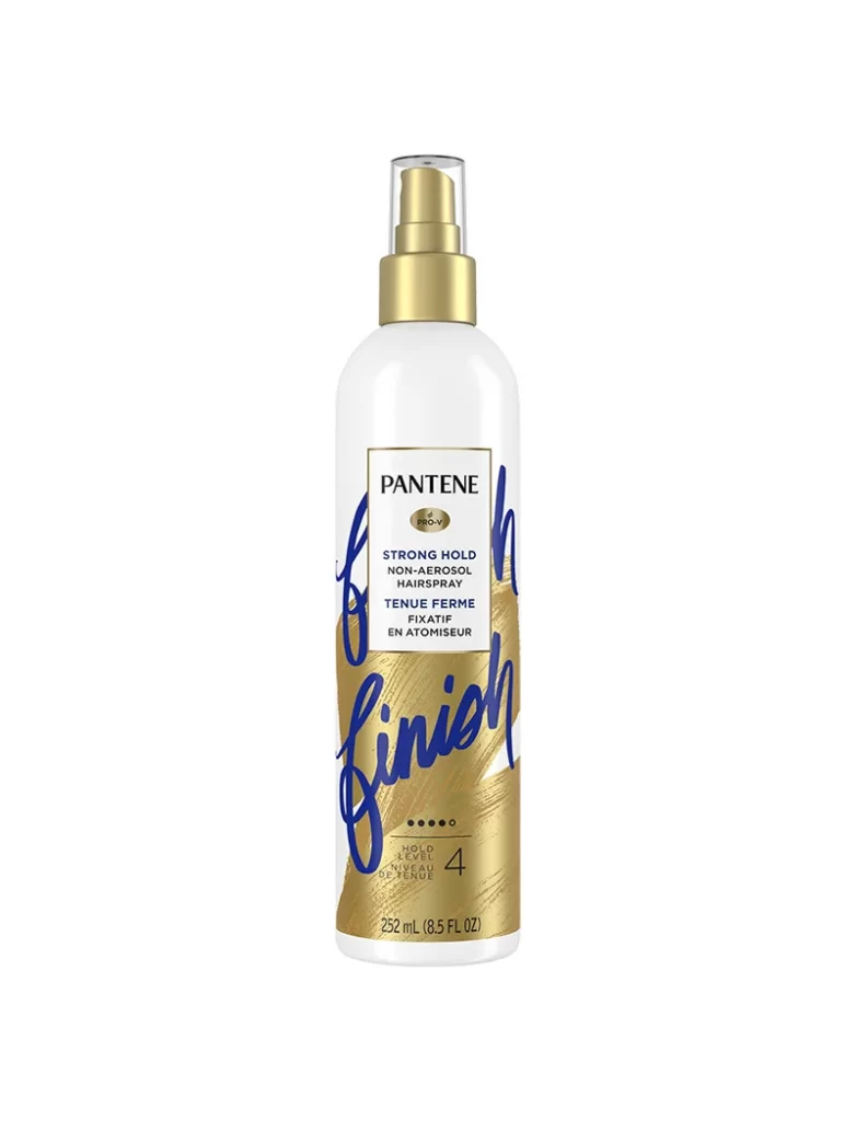 Pantene Strong Hold Hairspray Packaging