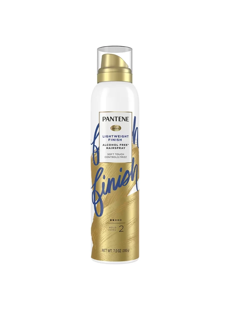 Pantene Lightweight Finish Hairspray Packaging