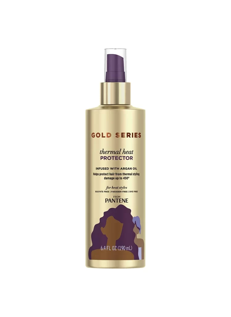 Pantene Heat Protectant Packaging