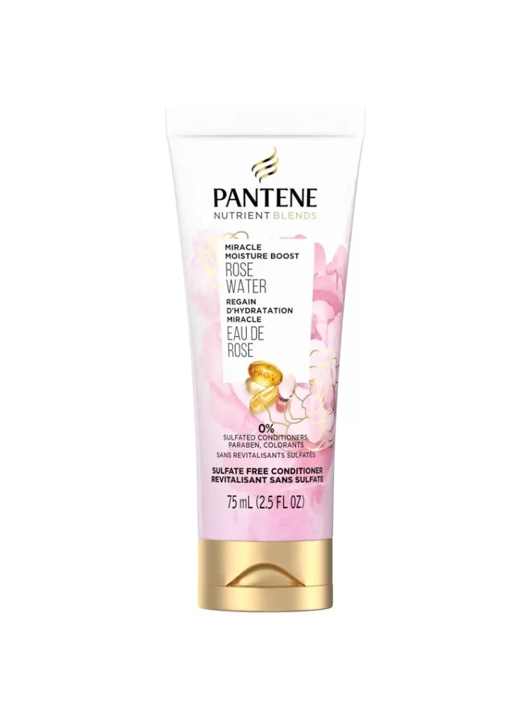 Pantene Miracle Moisture Boost Rose Water Conditioner Packaging