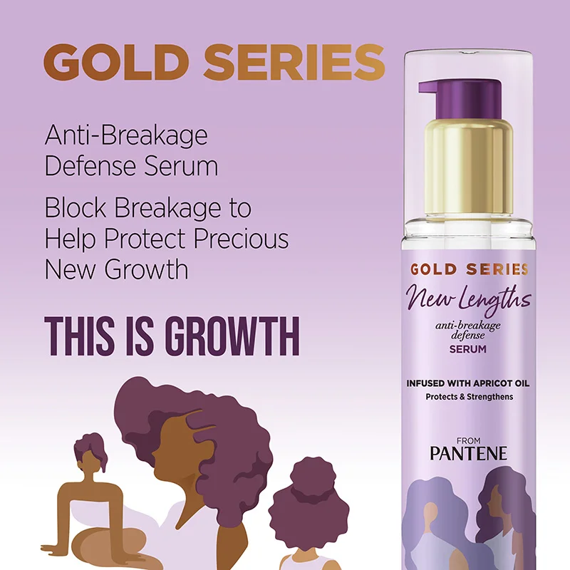 Pantene New Lengths Serum Packaging