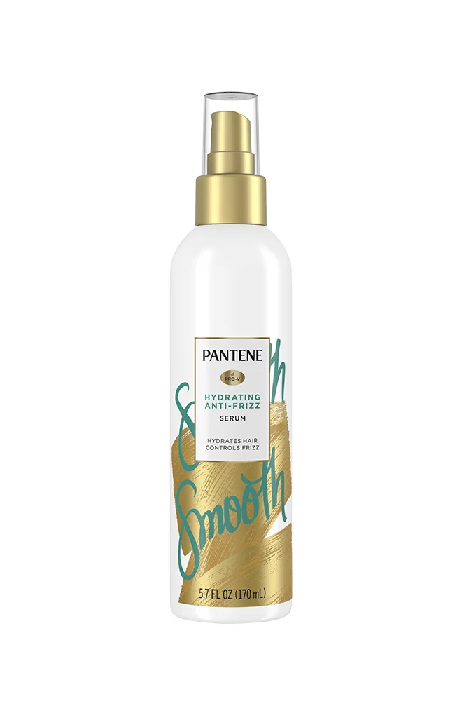 Pantene Hydrating Anti-Frizz Serum Serum Packaging