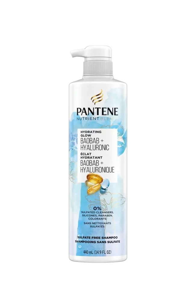 Pantene Baobab+Hyaluronic Shampoo Packaging