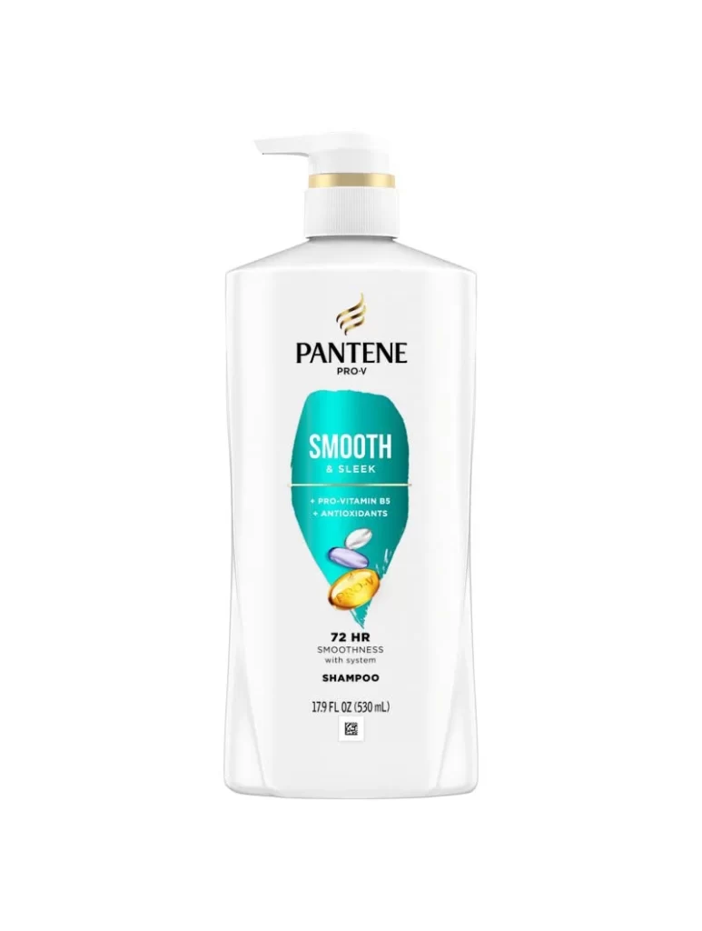 Pantene Smooth & Sleek Shampoo Packaging