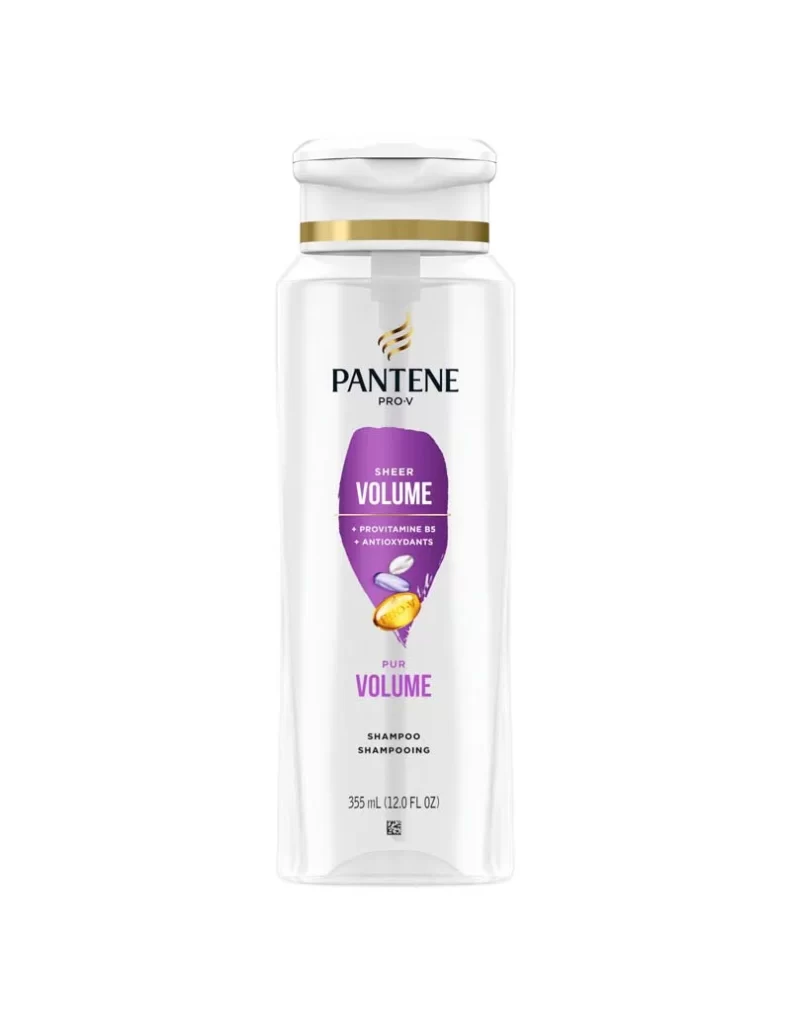 Pantene Sheer Volume Shampoo Packaging