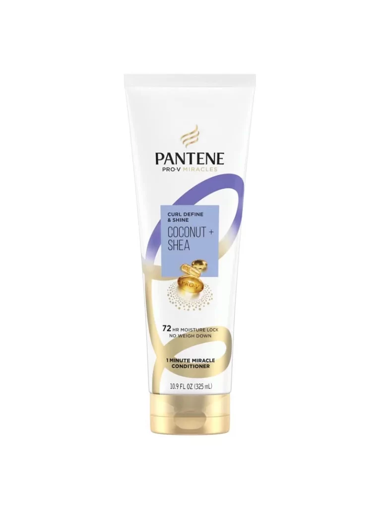 Pantene Curl Define & Shine Coconut + Shea Conditioner Packaging