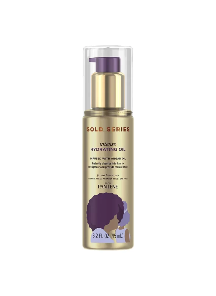 Pantene Gold Series Hair Oil Packaging