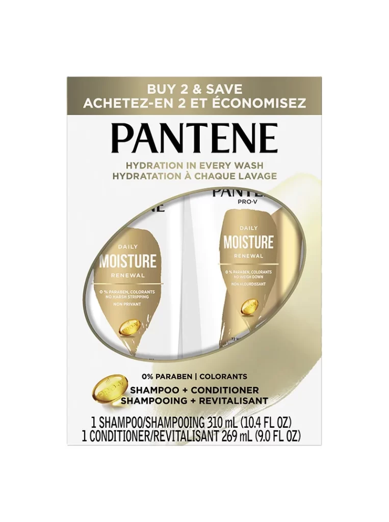 Pantene Daily Moisture Renewal Shampoo Packaging