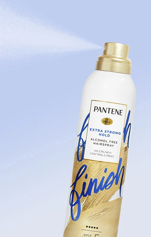 Pantene Extra Strong Hold Hairspray Packaging