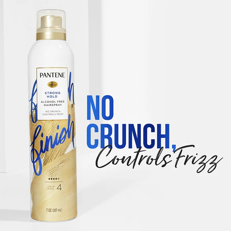 Pantene Strong Hold Hairspray Packaging