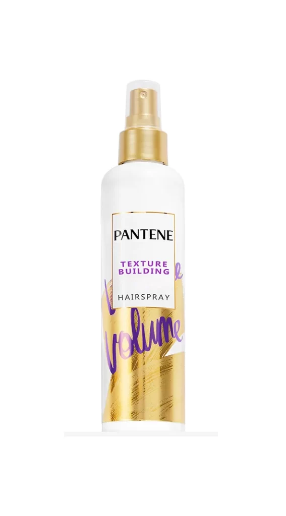 Pantene Volume Hairspray Packaging