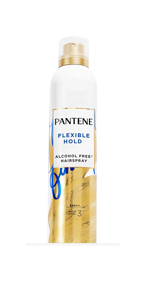 Pantene Flexible Hold Alcohol Free Hairspray Packaging