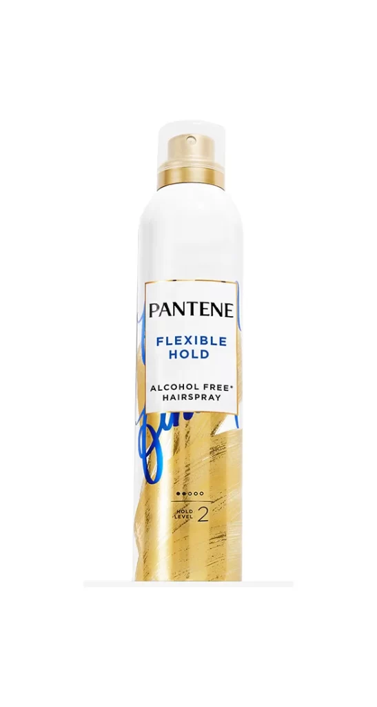Pantene Flexible Hold Alcohol Free Hairspray Packaging