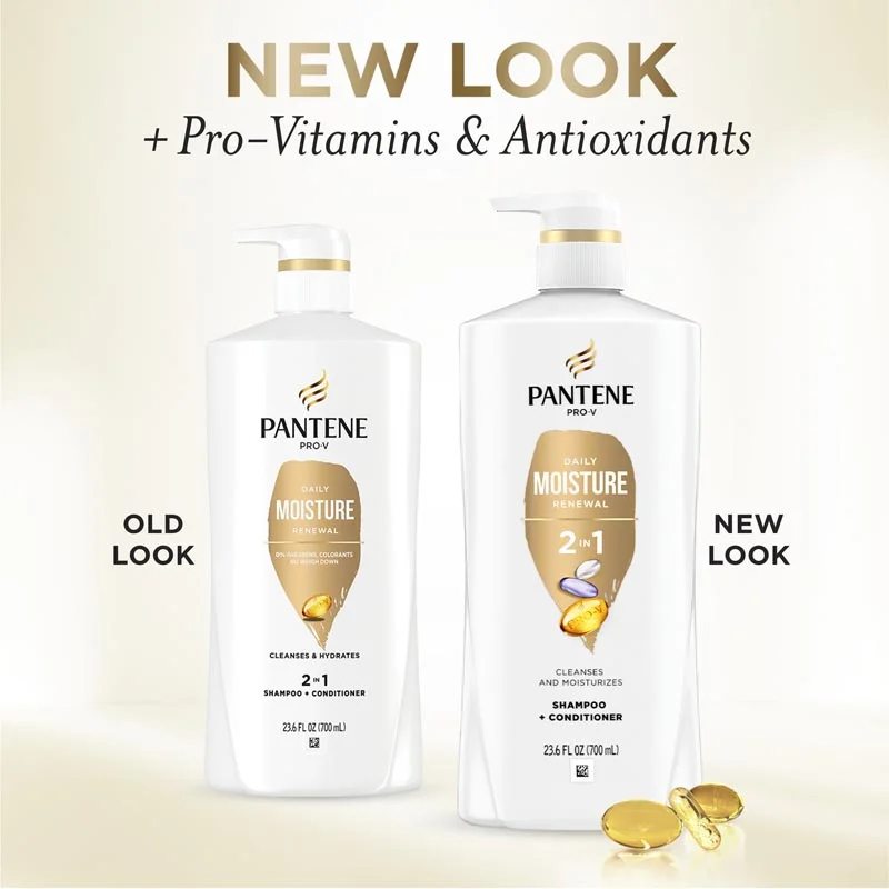 Pantene Daily Moisture Renewal 2in1 Shampoo Packaging