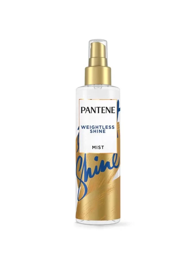 Pantene Weightless Shine Mist Packaging