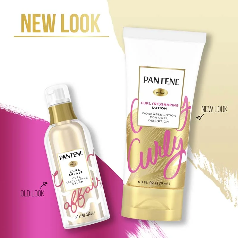 Pantene Curl Shaping Leave-in Cream Packaging
