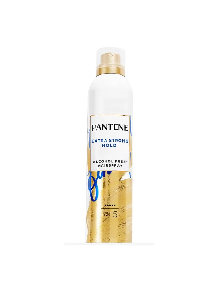 Pantene Extra Strong Hold Alcohol Free Hairspray Packaging