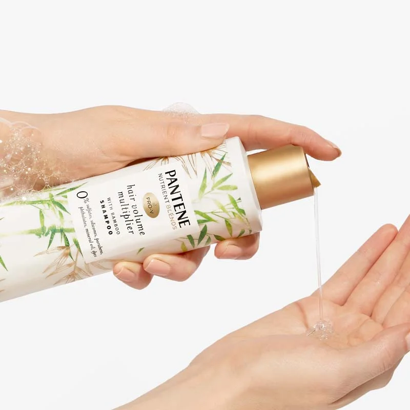 Pantene Bamboo Shampoo Packaging