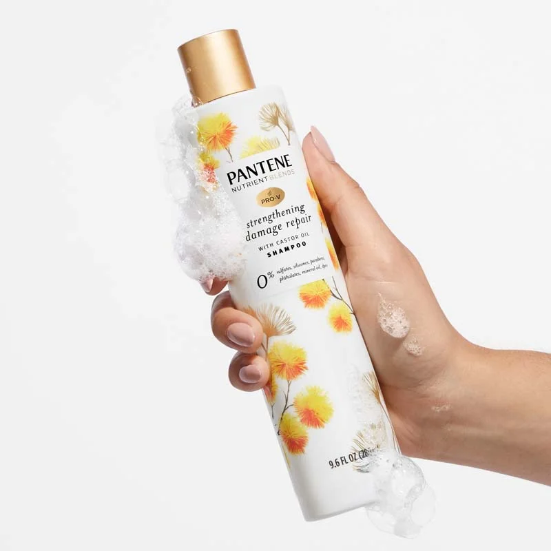 Pantene Castor Oil Shampoo Packaging