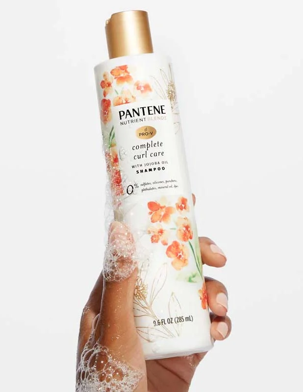 Pantene Complete Curl Care Shampoo Packaging