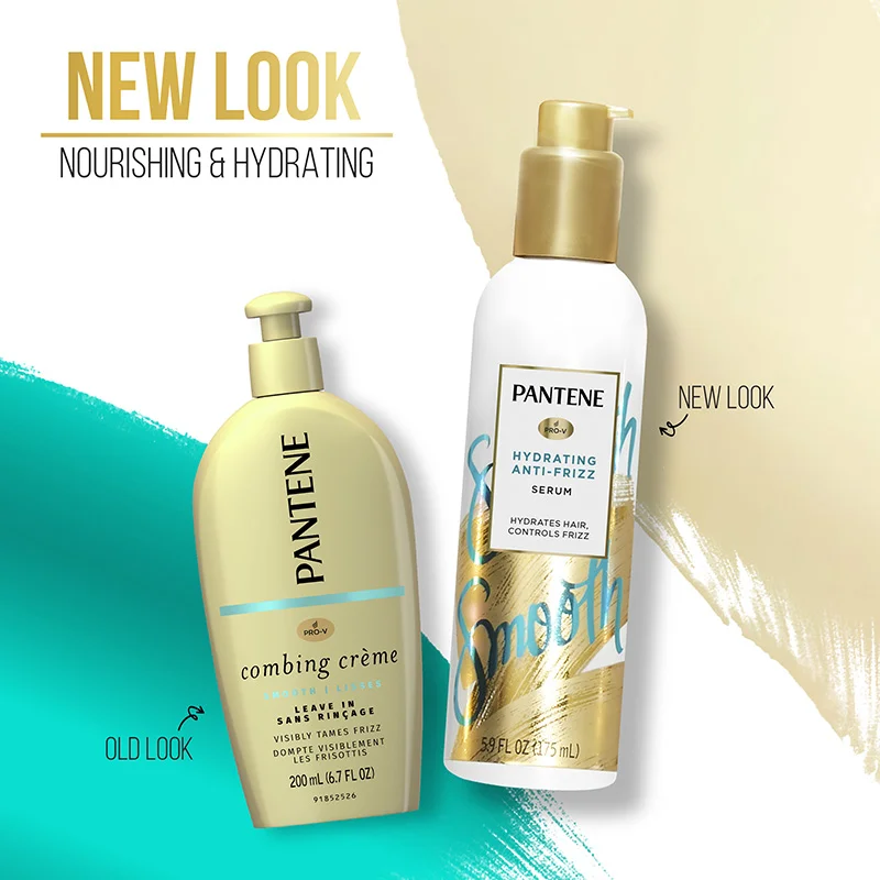 Pantene Pantene Anti Frizz Serum Hair Care Product Packaging
