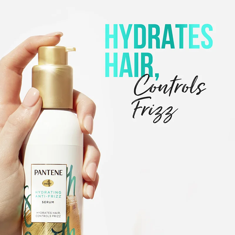 Pantene Pantene Anti Frizz Serum Hair Care Product Packaging