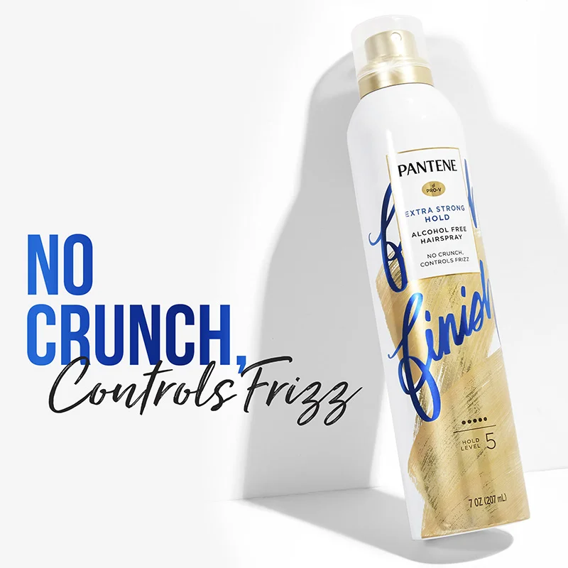 Pantene Extra Strong Hold Hairspray Packaging