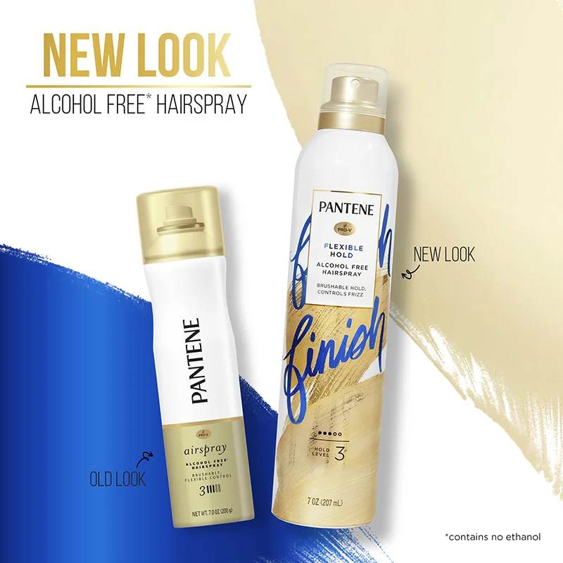 Pantene Pantene Flexible Hold Hairspray Packaging