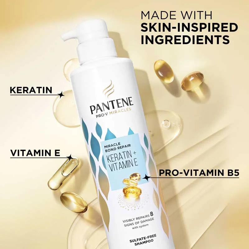 Pantene Miracle Bond Repair Shampoo Packaging