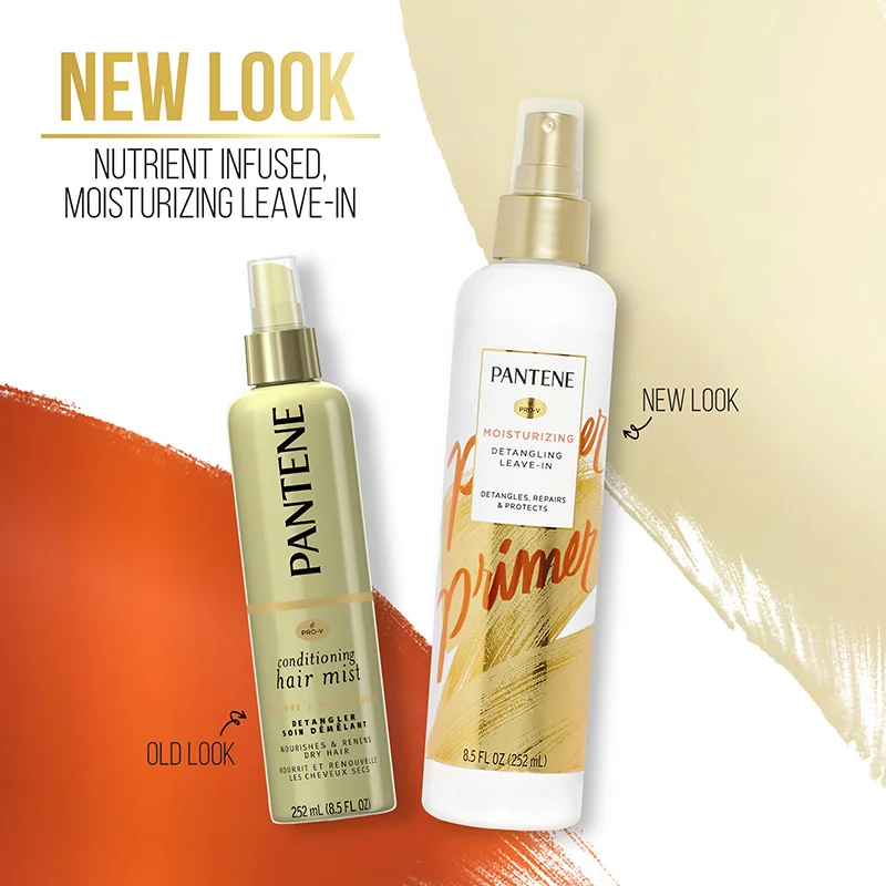 Pantene Pantene Moisturizing Leave In Hair Care Product Packaging