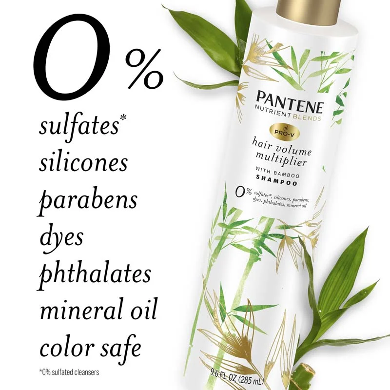 Pantene Bamboo Shampoo Packaging
