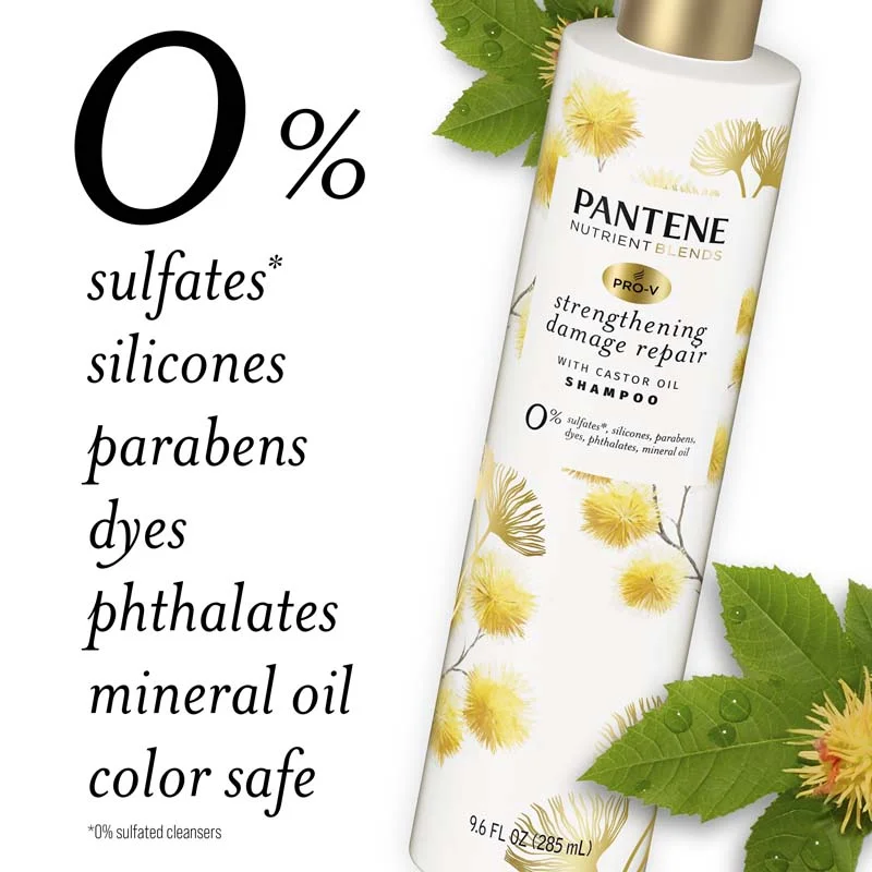 Pantene Castor Oil Shampoo Packaging