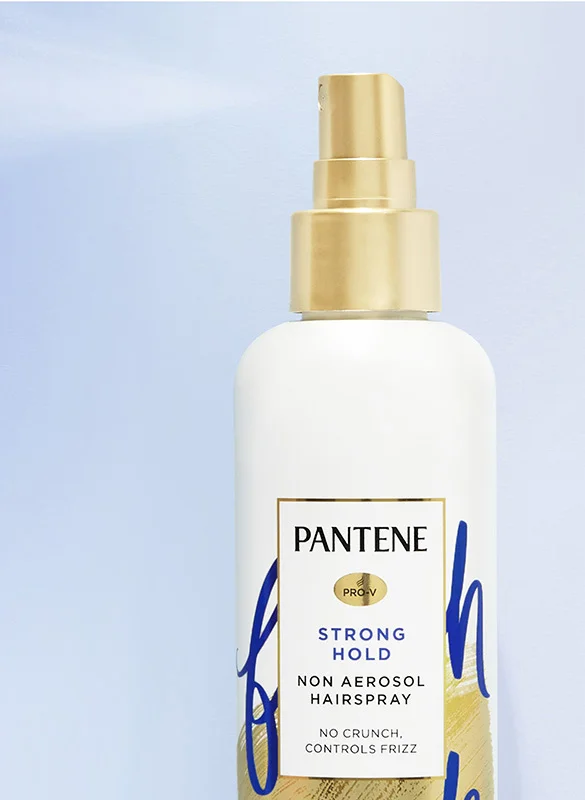 Pantene Pantene Strong Hold Non Aerosol Hairspray Product Photography
