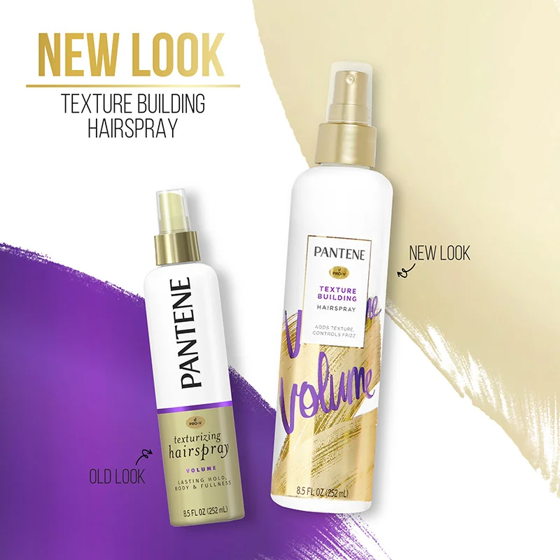 Pantene Pantene Volumizing Texture Spray Hair Care Product Packaging