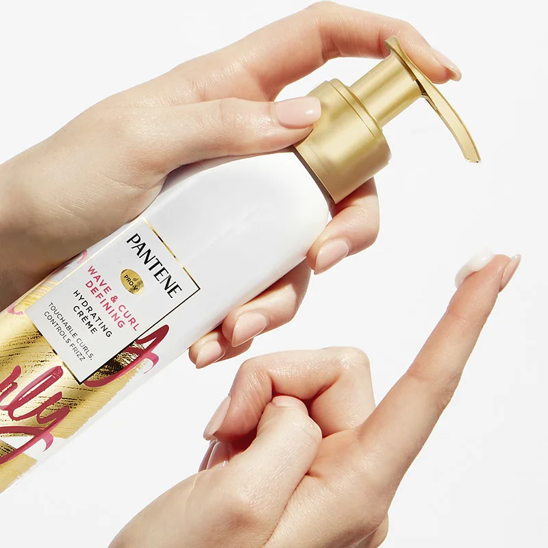 Pantene Pantene Wave Curl Hydrating Creme Hair Care Product Photography