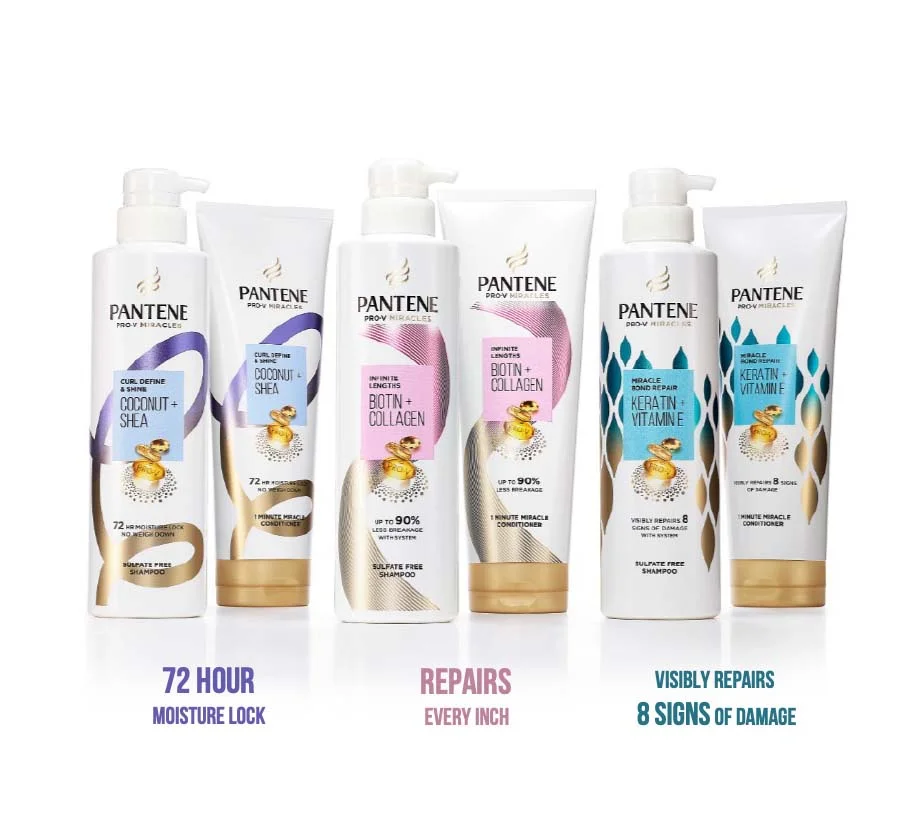 Pantene Shampoo Packaging