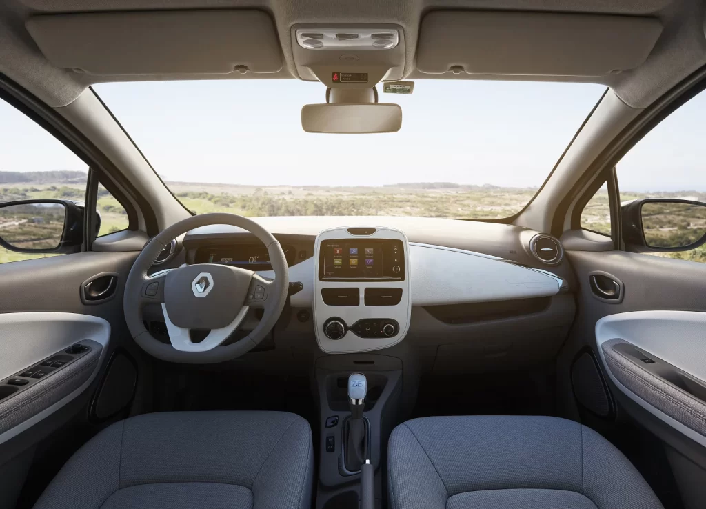 Renault ZOE Interior Car Photography