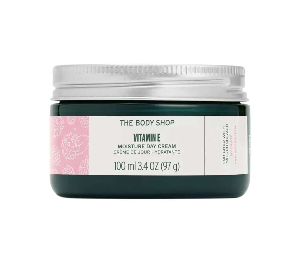 The Body Shop Vitamin E Moisture Day Cream Packaging