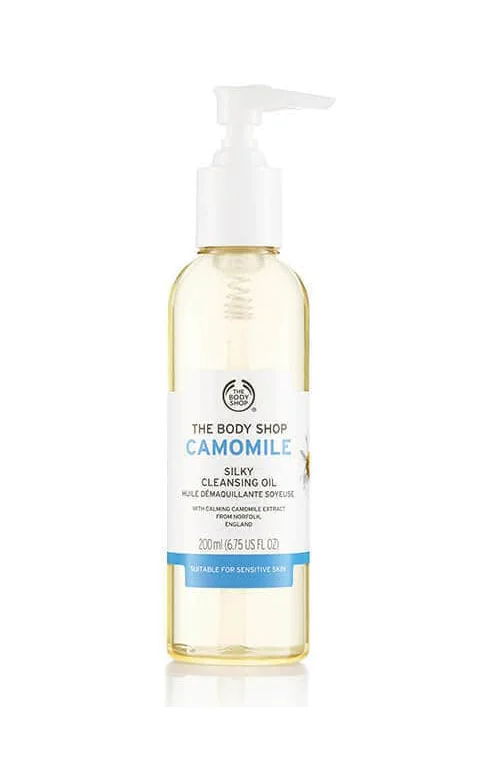 The Body Shop Camomile Silky Cleansing Oil Packaging