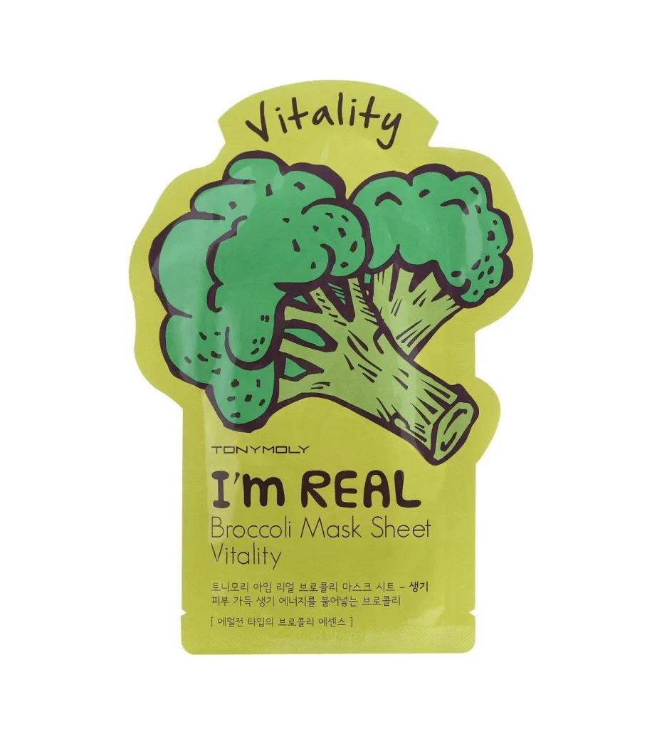 TONYMOLY I’m REAL Broccoli Mask Sheet Vitality Packaging