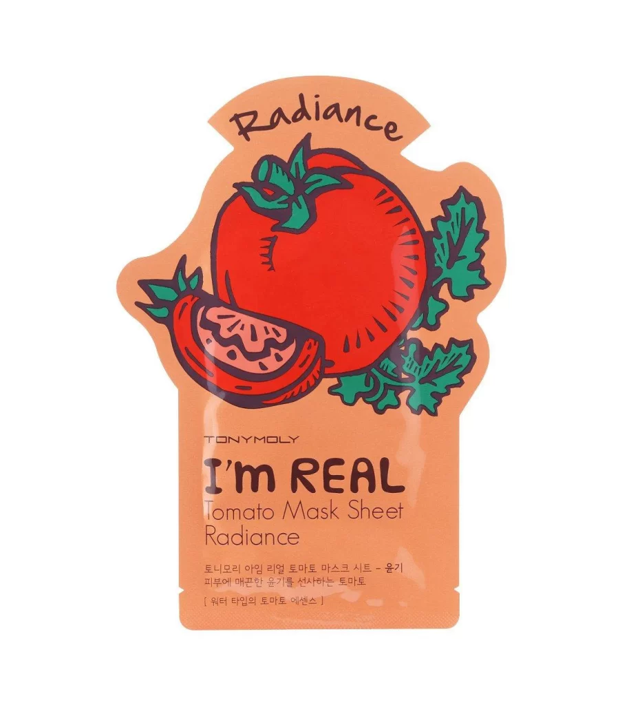 TONYMOLY I’m REAL Tomato Mask Sheet Packaging