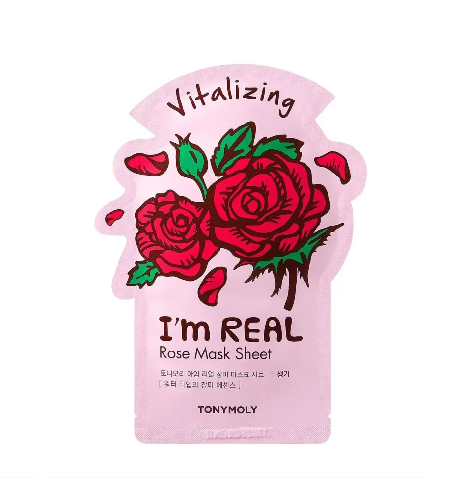 TONYMOLY I’m REAL Rose Mask Sheet Packaging