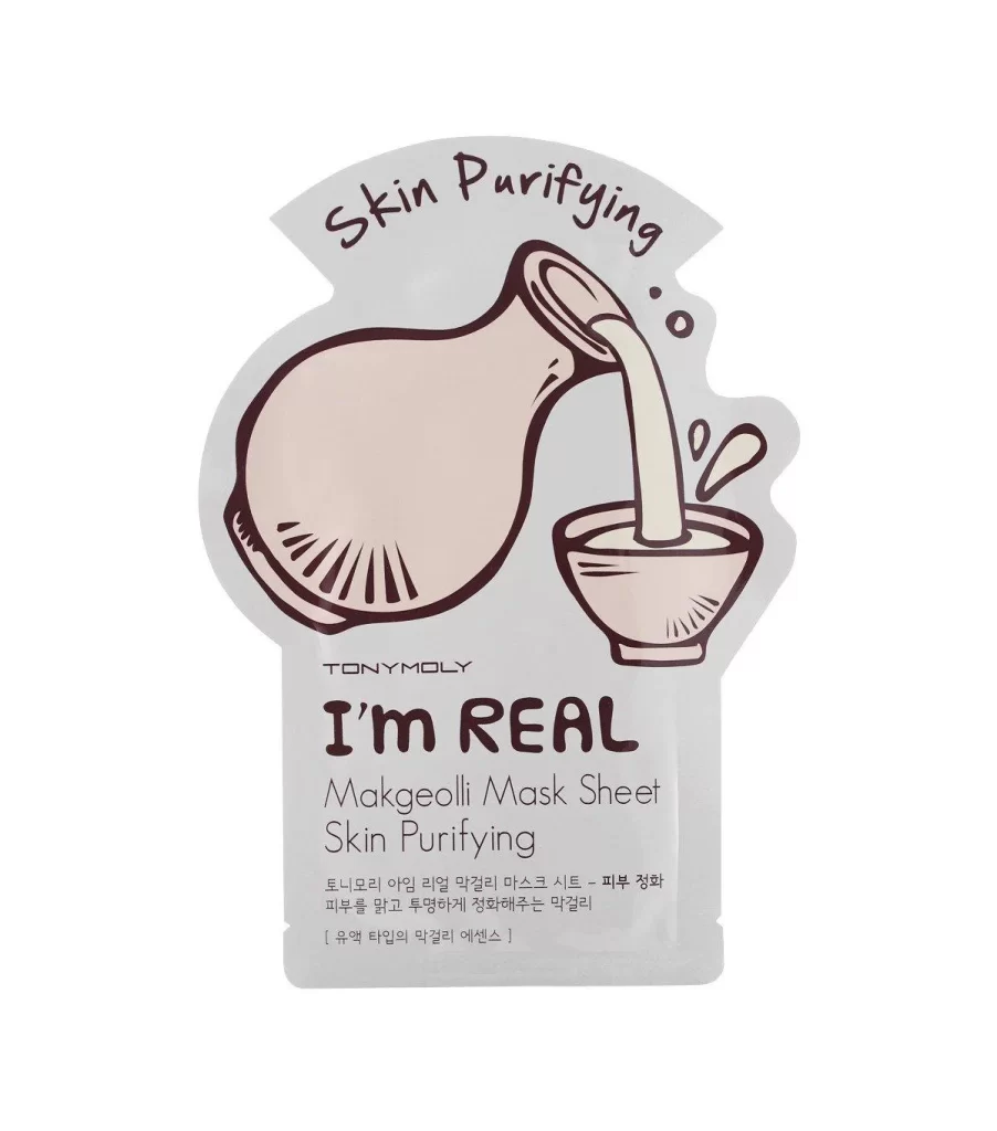 TONYMOLY I’m Real Makgeolli Mask Sheet Packaging